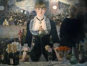 Edouard Manet A Bar at the Folies-Bergere (mk09) oil painting on canvas